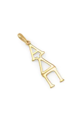 14k Solid Gold Alpha Delta Pi Lavaliere