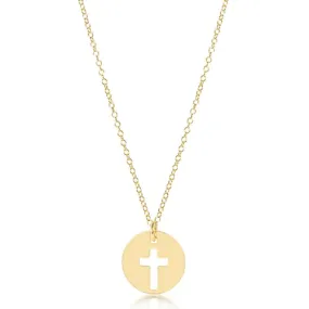 16 NECKLACE GOLD - BLESSED CHARM