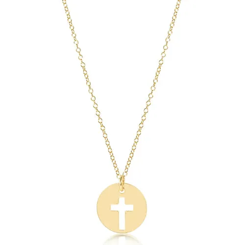 16 NECKLACE GOLD - BLESSED CHARM