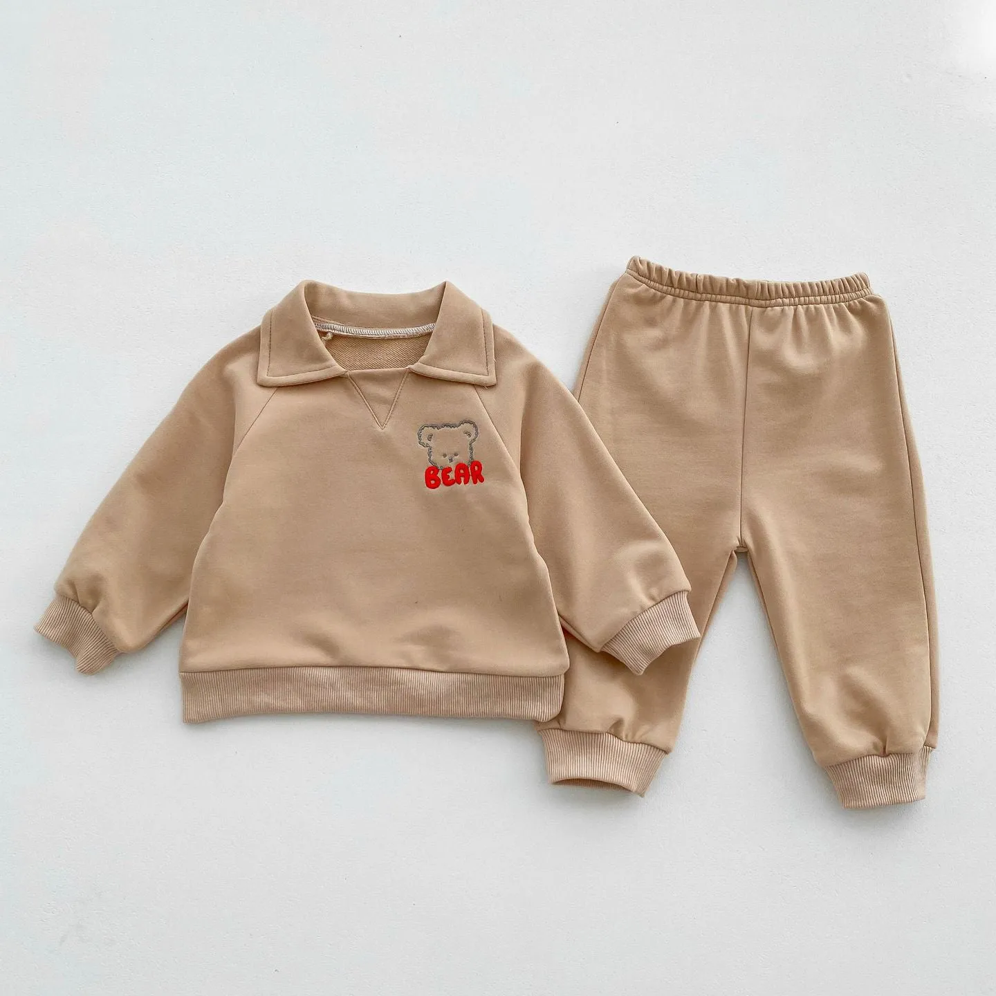 2 Pieces Set Baby Kid Boys Cartoon Hoodies Sweatshirts And Solid Color Pants Wholesale 23101958