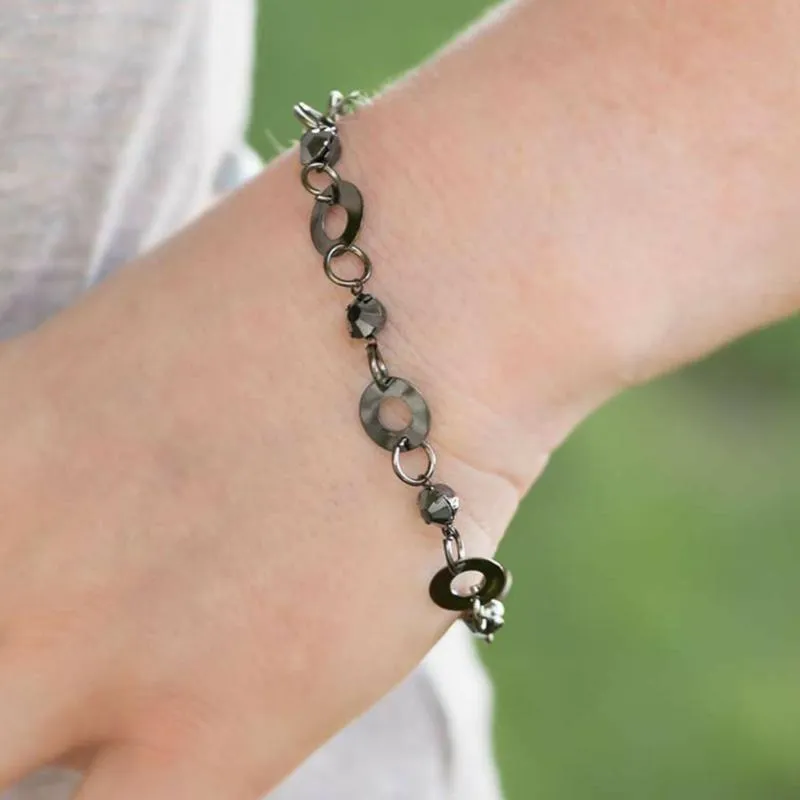 A Simple Observation Black Bracelet