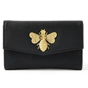 Accessorize London Women's Faux Leather Black Britney Bee Wallet