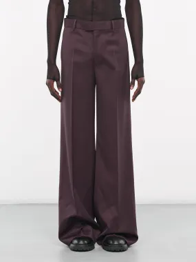 Achaz Trousers (B0011606-FA367-038-AUBERGINE)