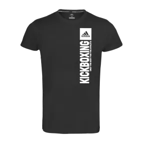 adidas Mens Tshirt for Kickboxing Black