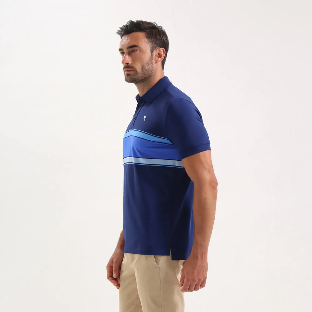 AGELONG | STRIPED SUNBLOCK POLO