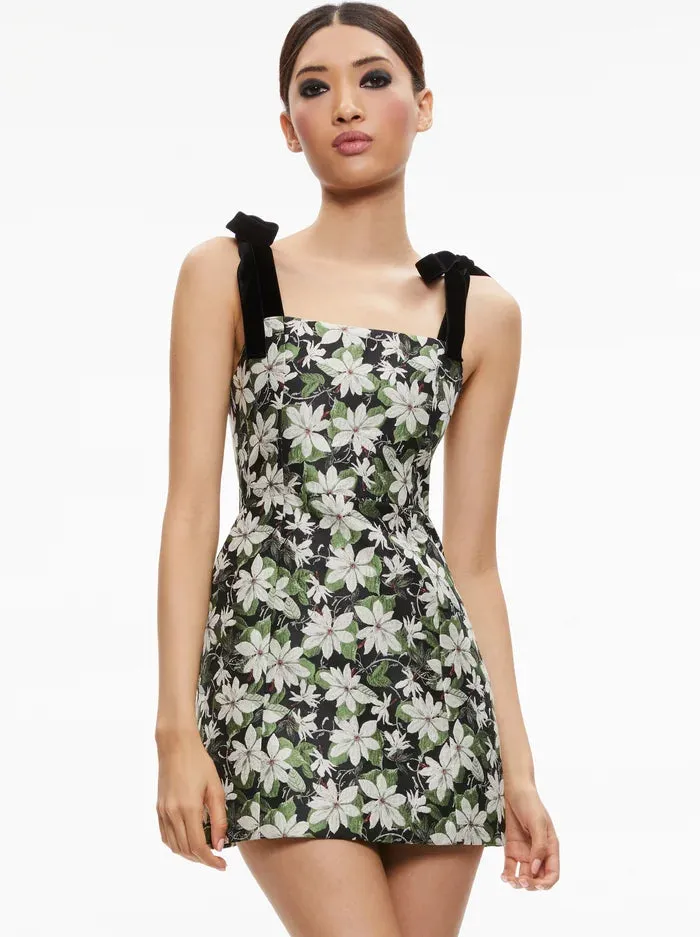 Alice   Olivia - Maryann Party Dress - Moonlight Floral