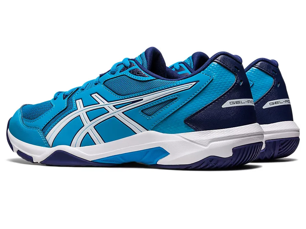 Asics Gel Rocket 10 Badminton Shoe | Island Blue/White