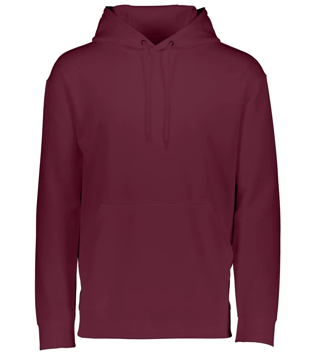 Augusta Sportswear Unisex Wicking Fleece Hoodie Maroon