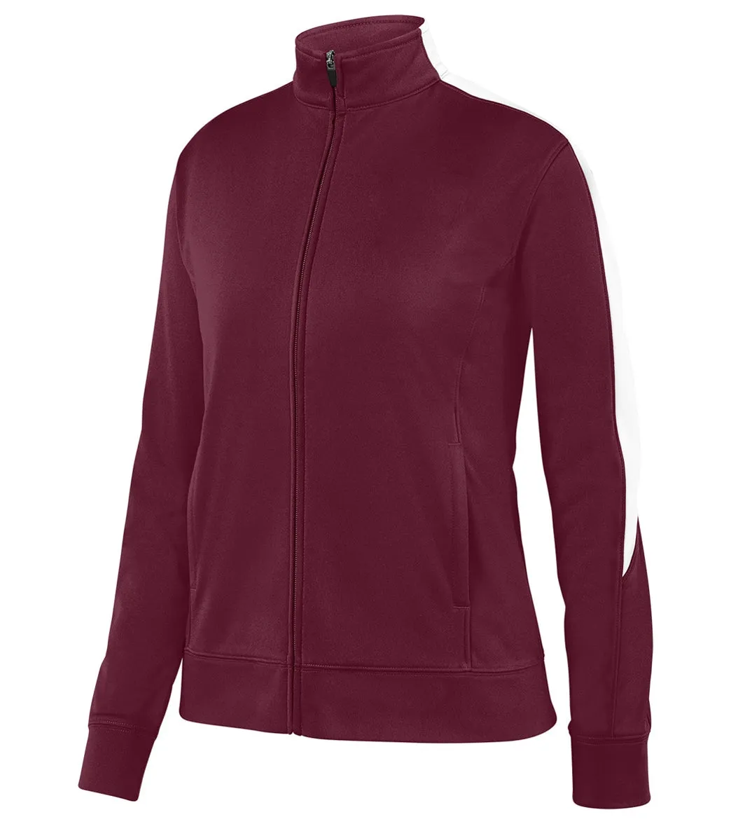 Augusta Sportswear Women's 2.0 Medalist Jacket Maroon/White