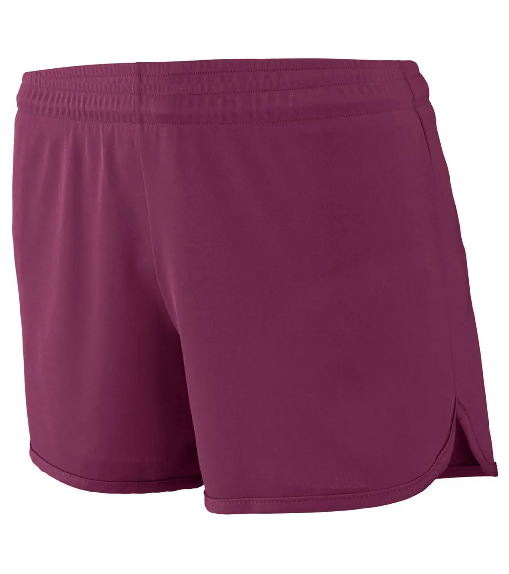 Augusta Sportswear Women's Accelerate Shorts Maroon