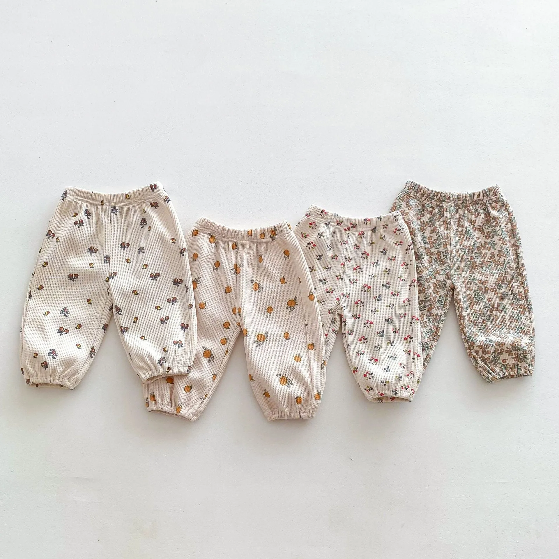 Baby Kid Girls Flower Fruit Print Sleepwears Wholesale 23101925