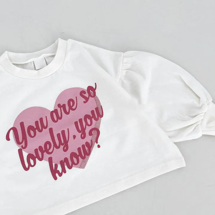 Baby Kid Girls Letters Love heart Tops Wholesale 231130137