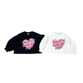 Baby Kid Girls Letters Love heart Tops Wholesale 231130137