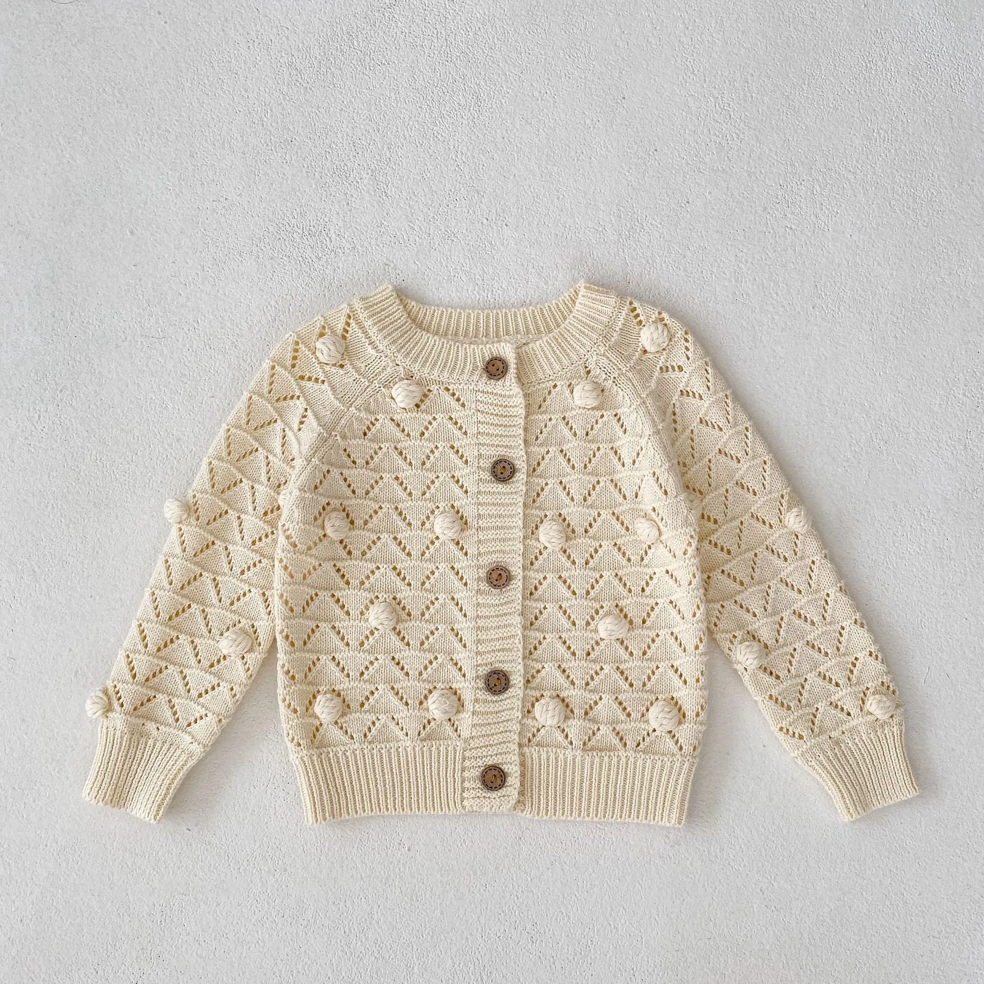 Baby Kid Girls Solid Color Cardigan Wholesale 230828225