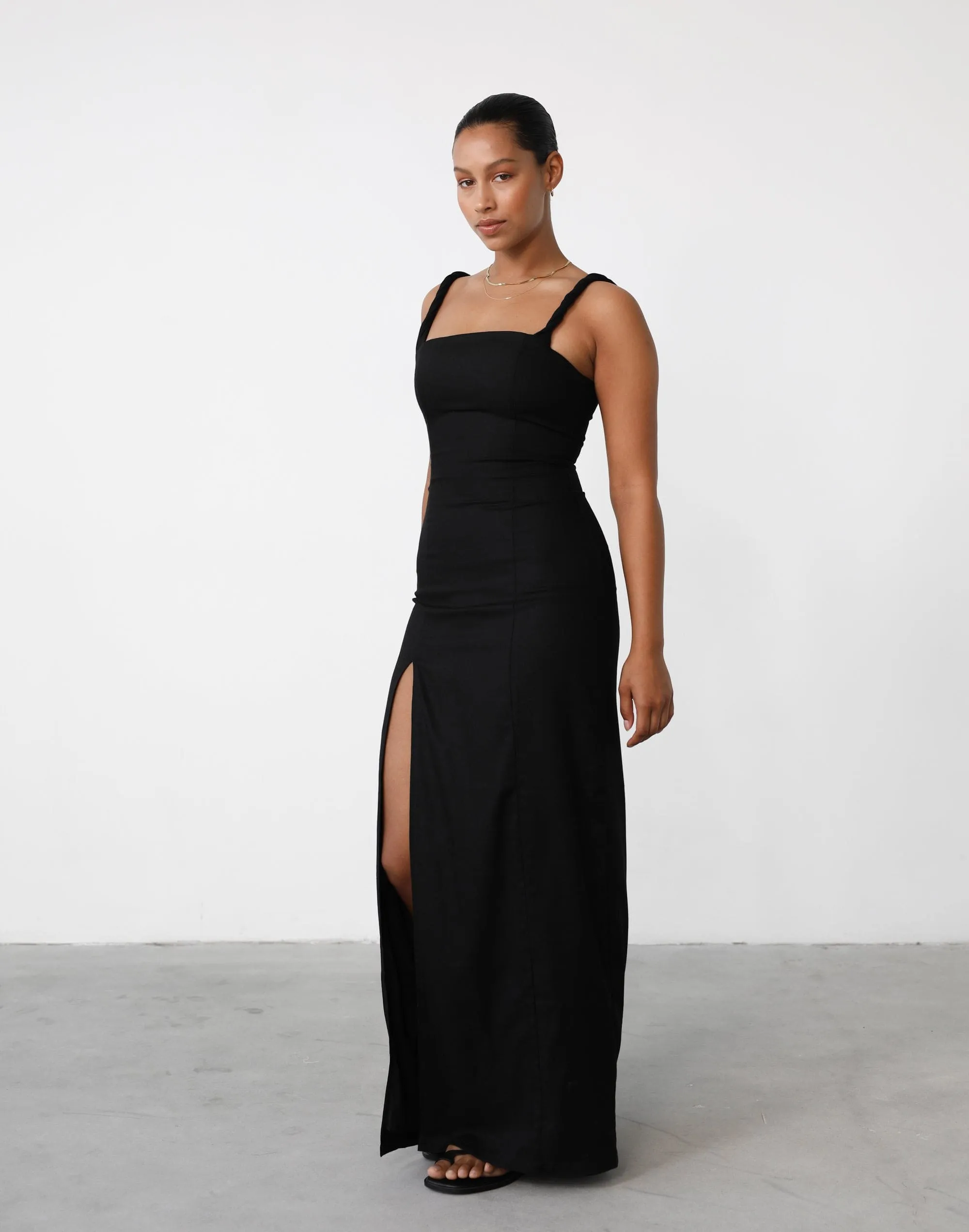 Bacalar Maxi Dress (Black)