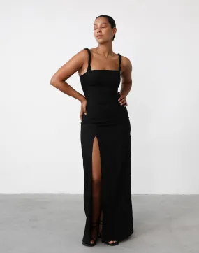 Bacalar Maxi Dress (Black)