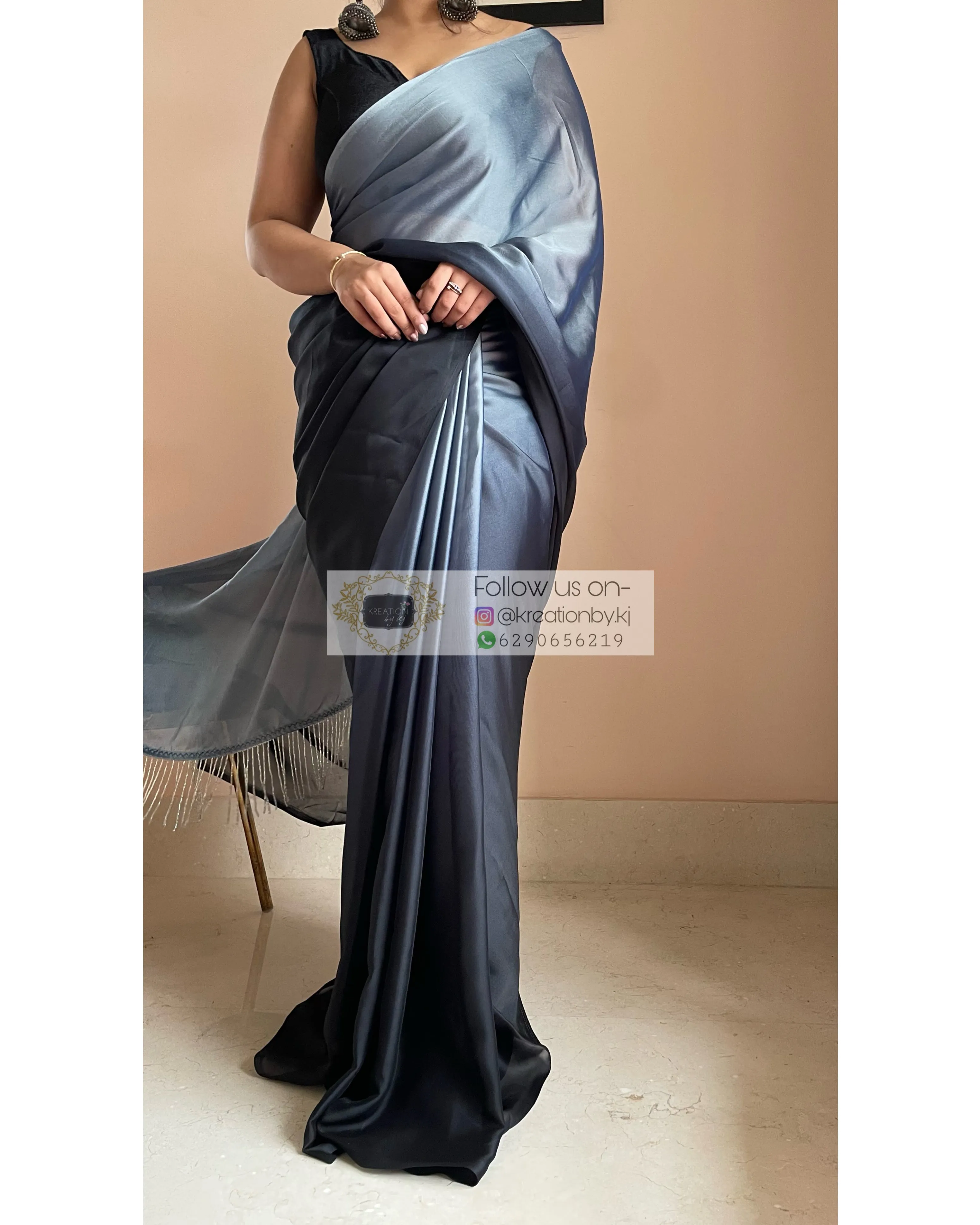 Badra Bahar Ombré Georgette Saree