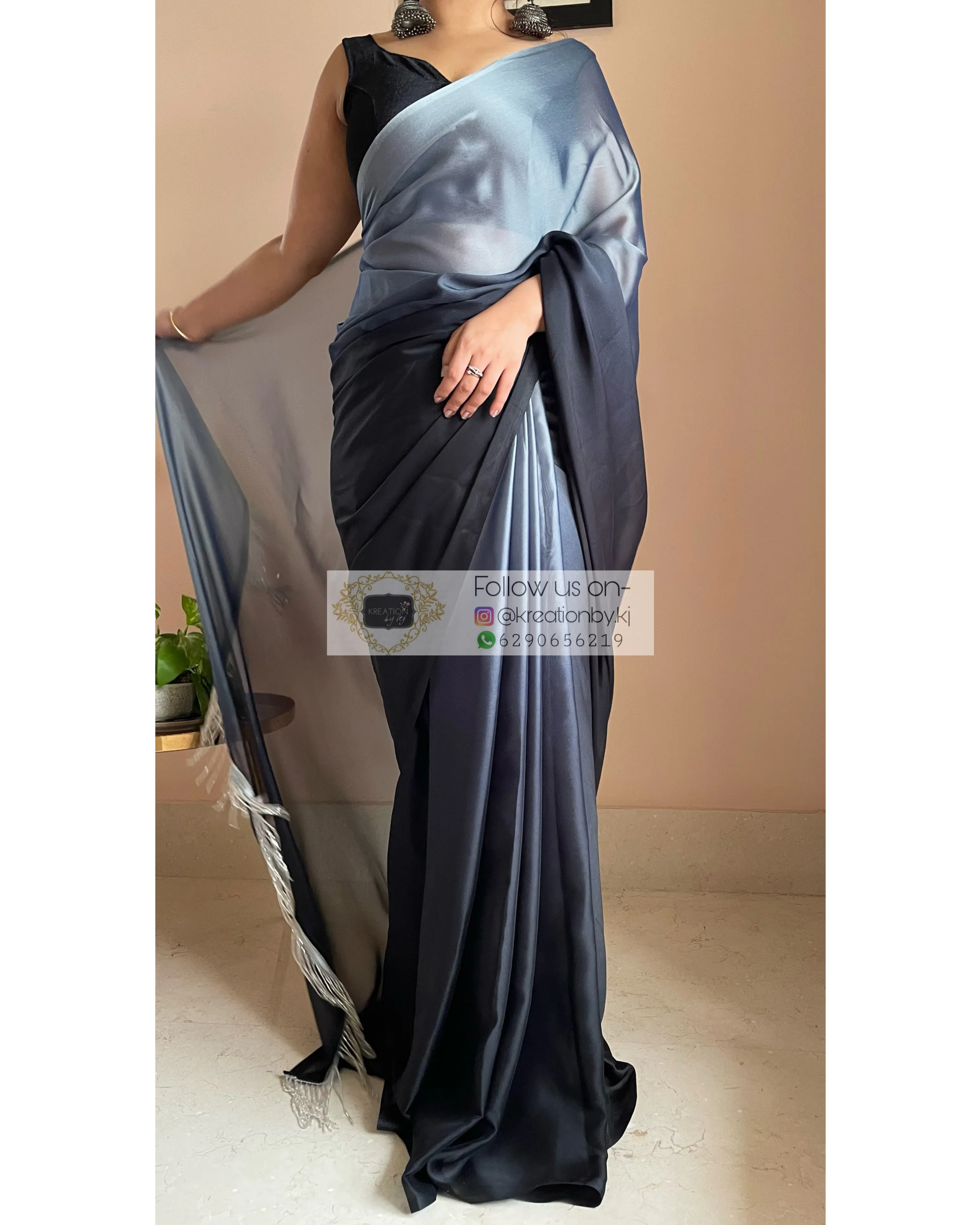 Badra Bahar Ombré Georgette Saree