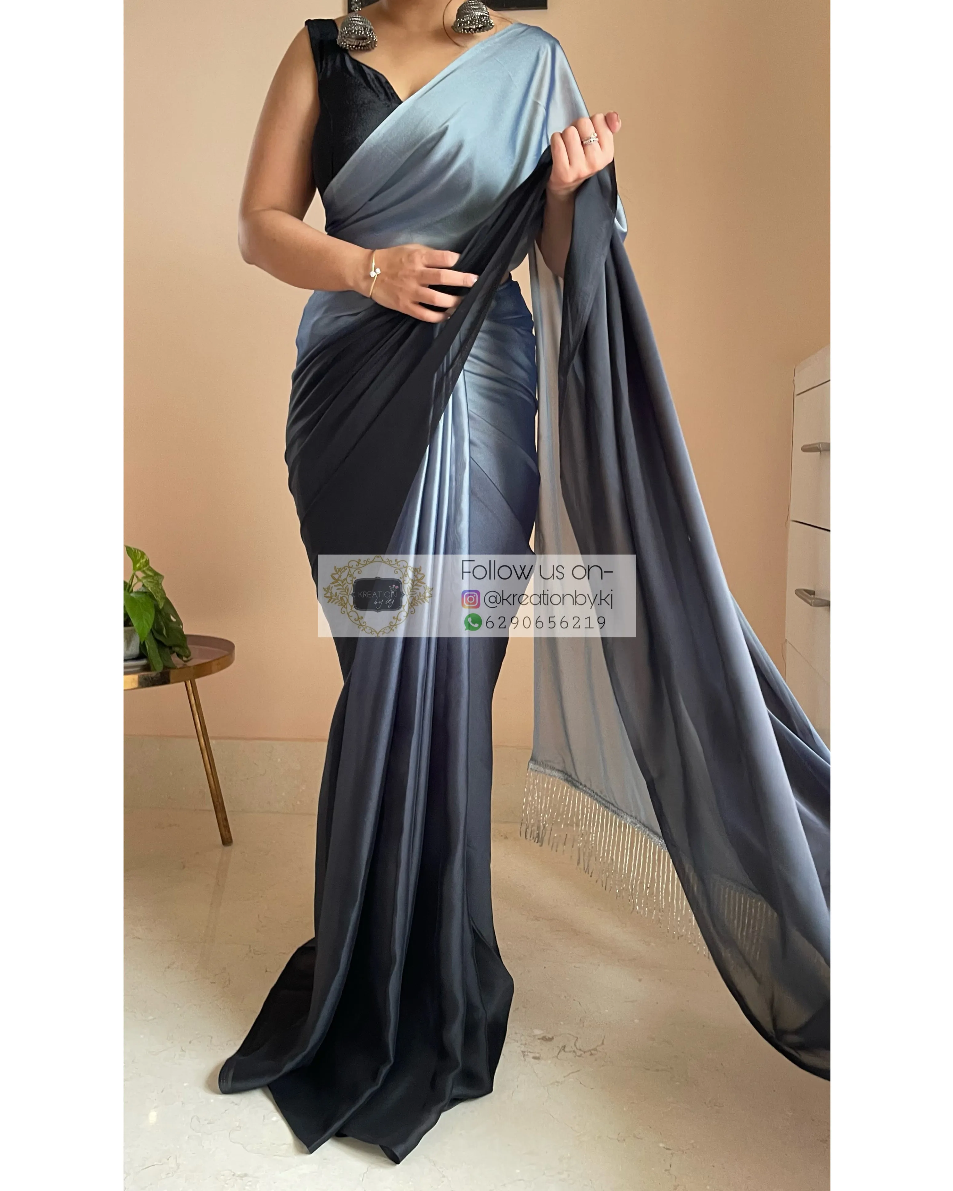 Badra Bahar Ombré Georgette Saree