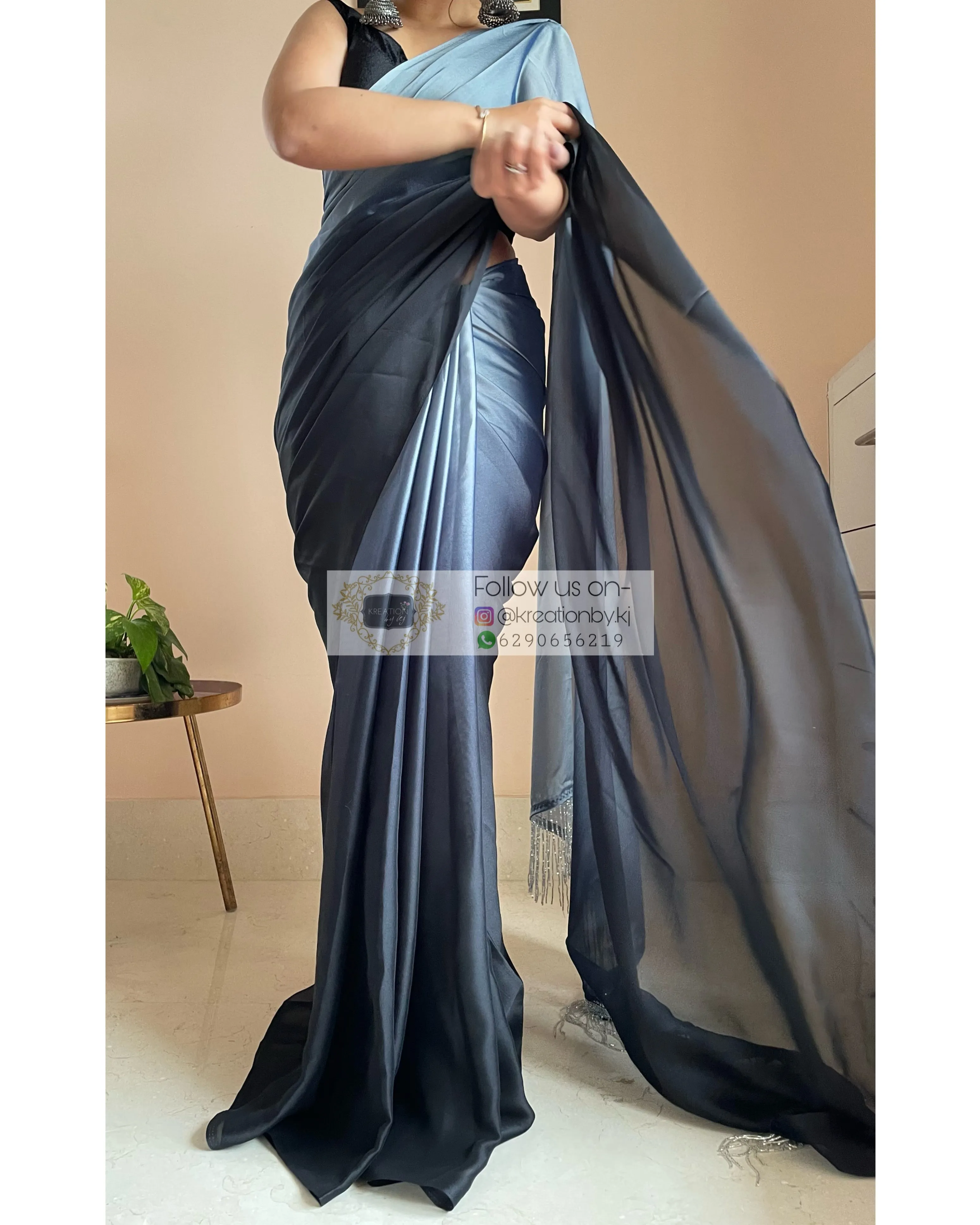 Badra Bahar Ombré Georgette Saree