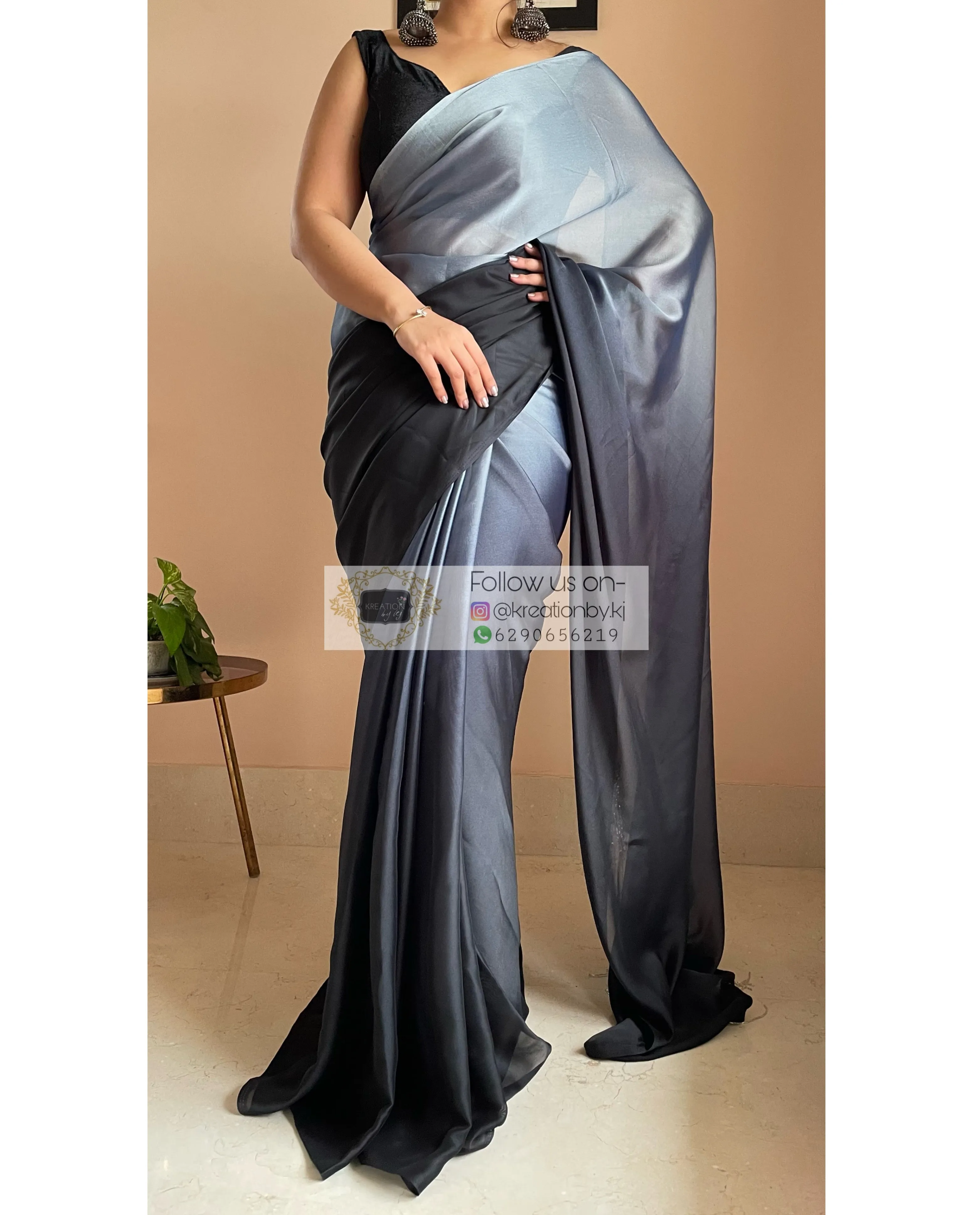 Badra Bahar Ombré Georgette Saree