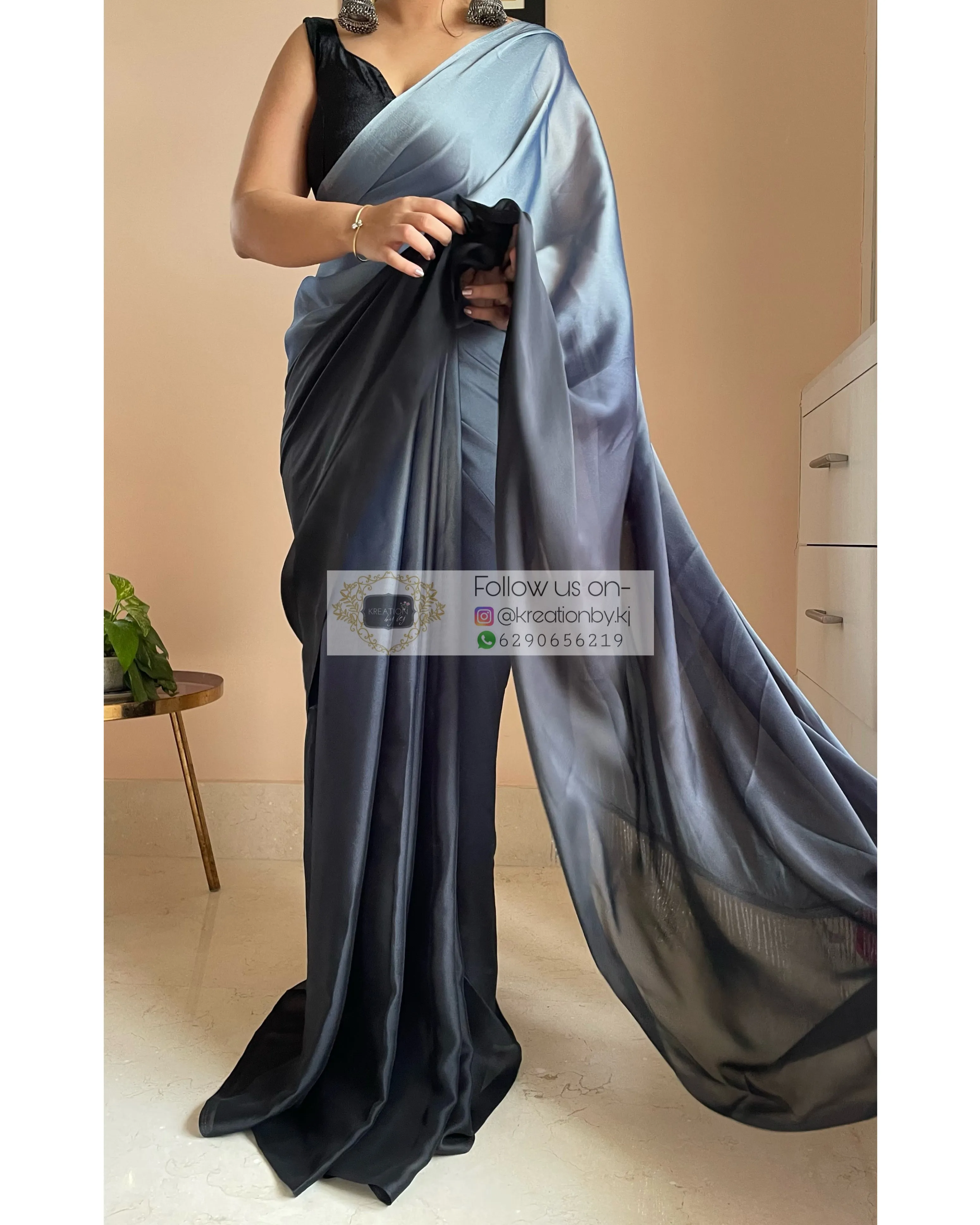 Badra Bahar Ombré Georgette Saree