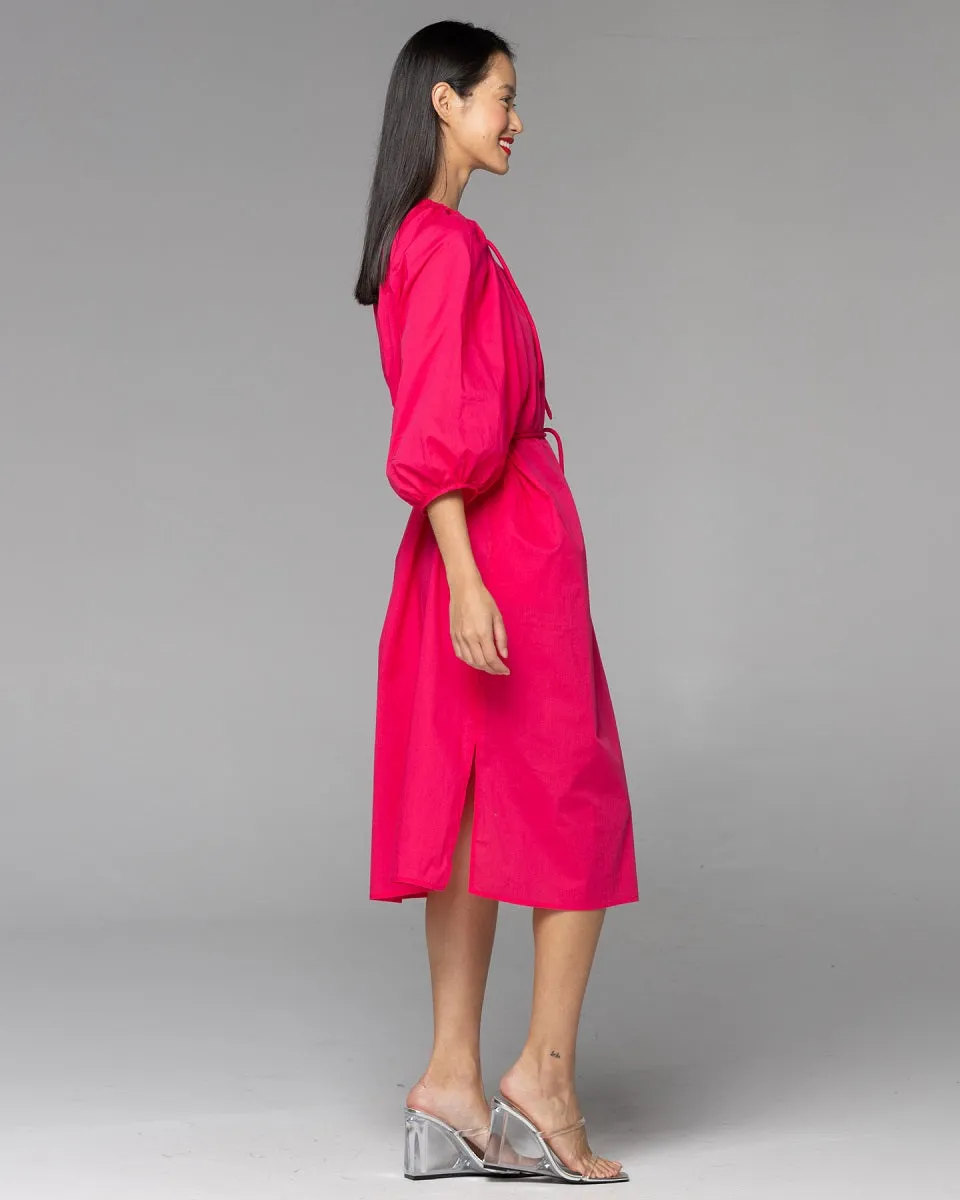 Believer Rope Midi Dress Ruby Pink