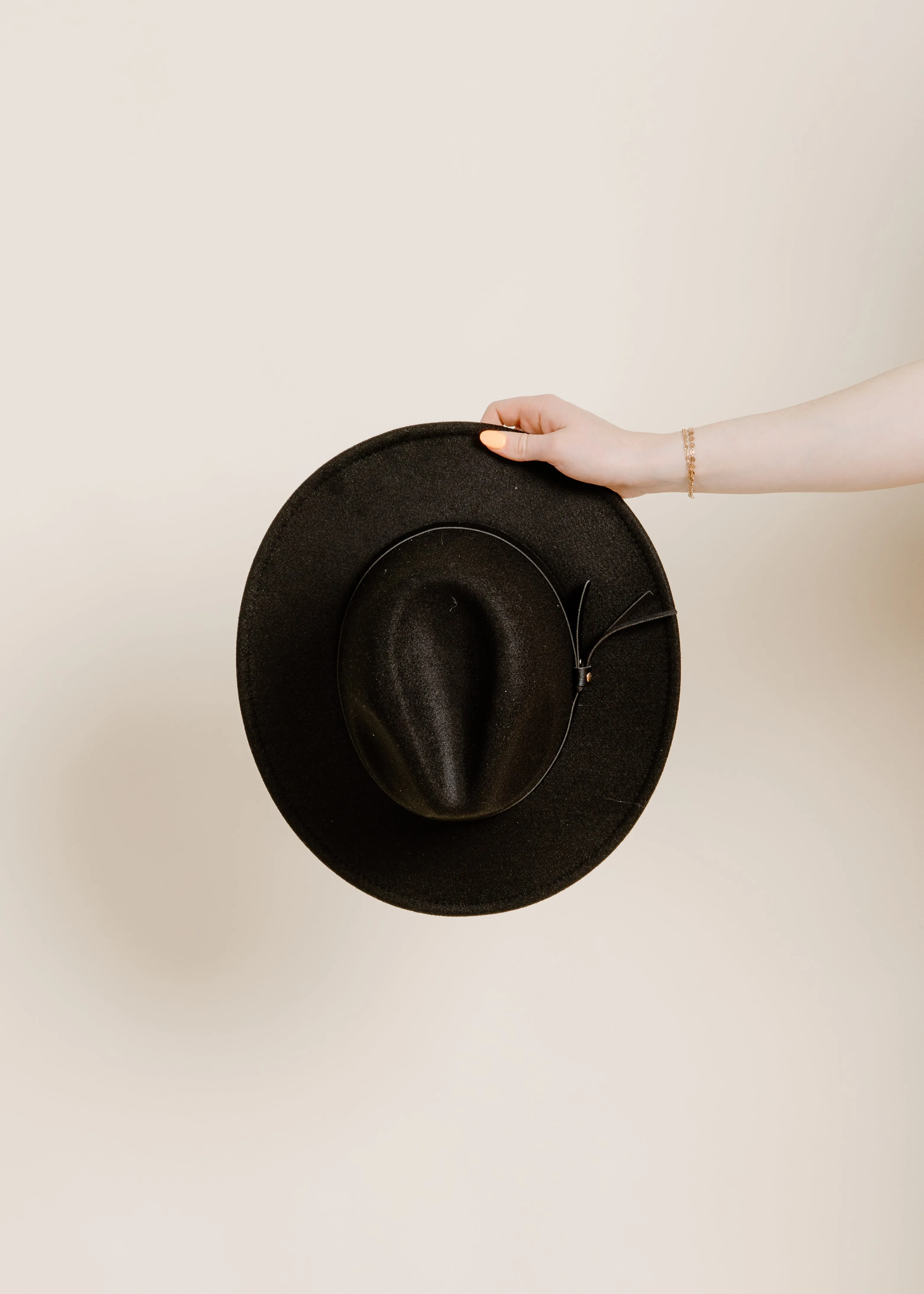 Black Tassel Fedora Hat