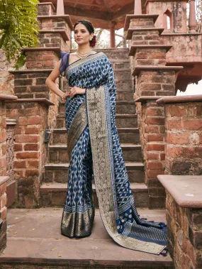 Block Printed Handloom Saree