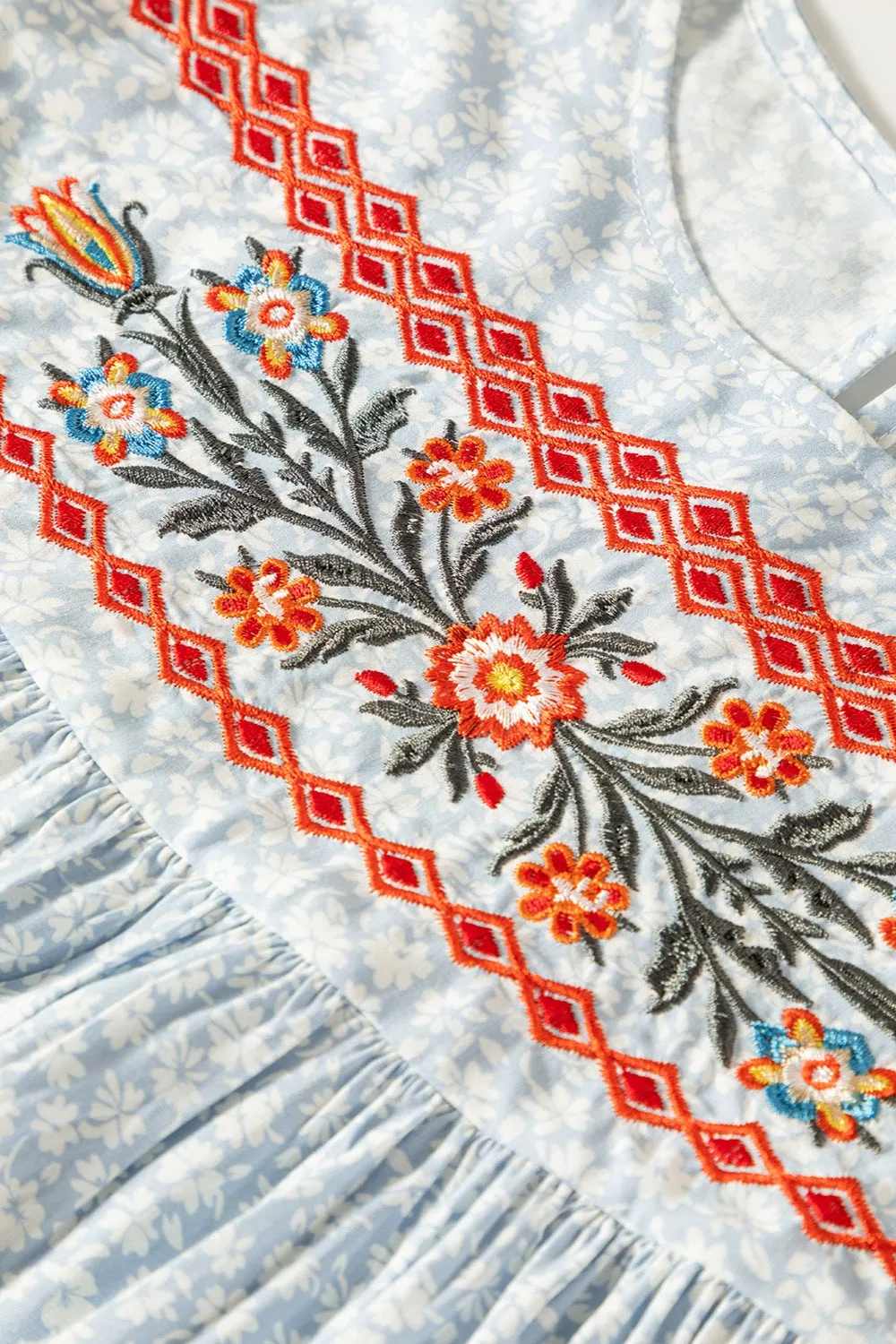 Bree Boho Embroidered Blouse