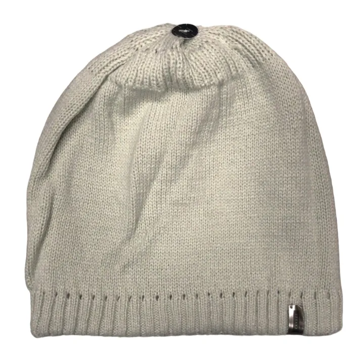 Brekka women's reversible beanie hat BRFK2279 grey. One size