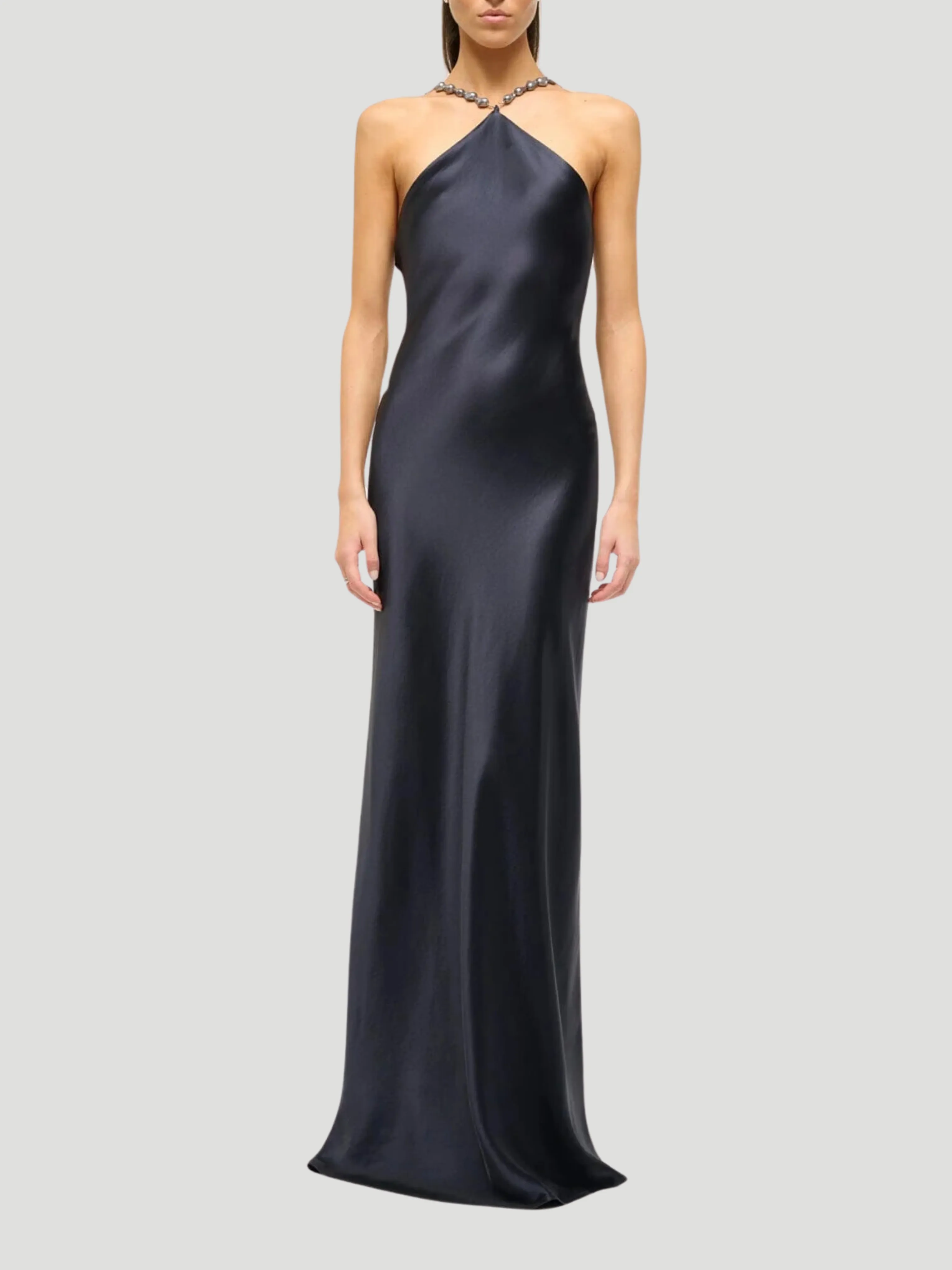 Cadence Satin Maxi Dress