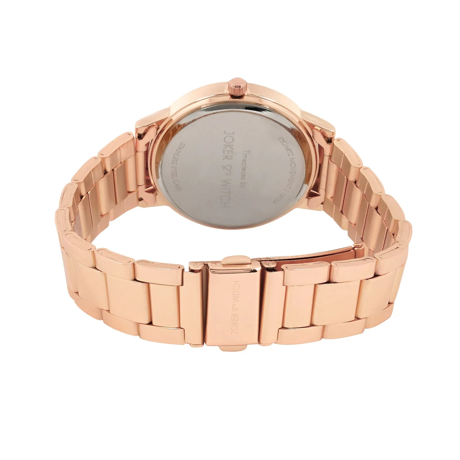 Carerra Rosegold Watch Bracelet Stack