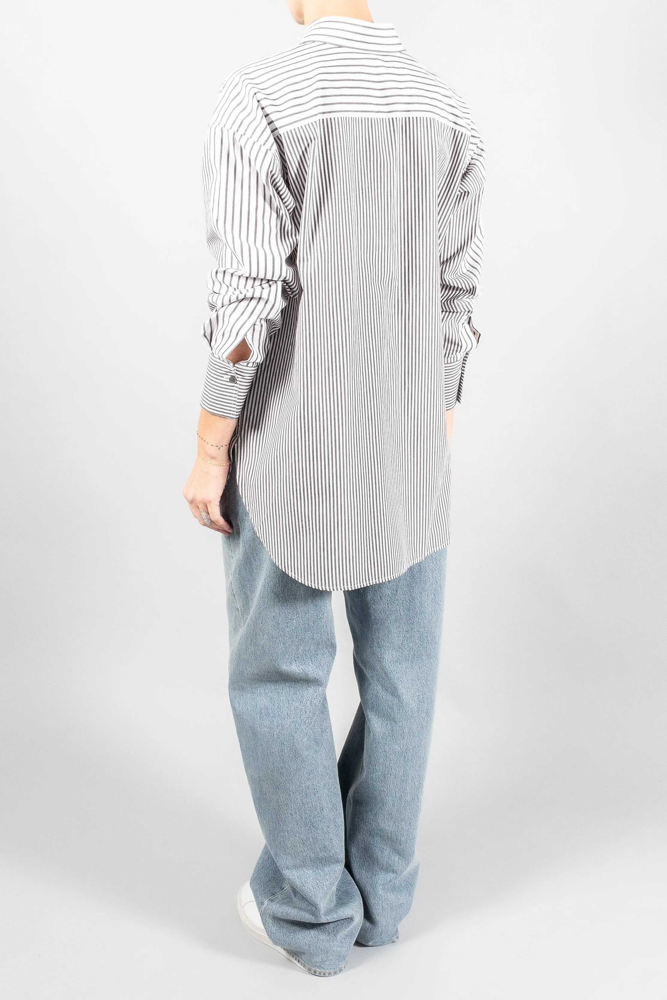 Closed Chestpocket Long Sleeve Blouse