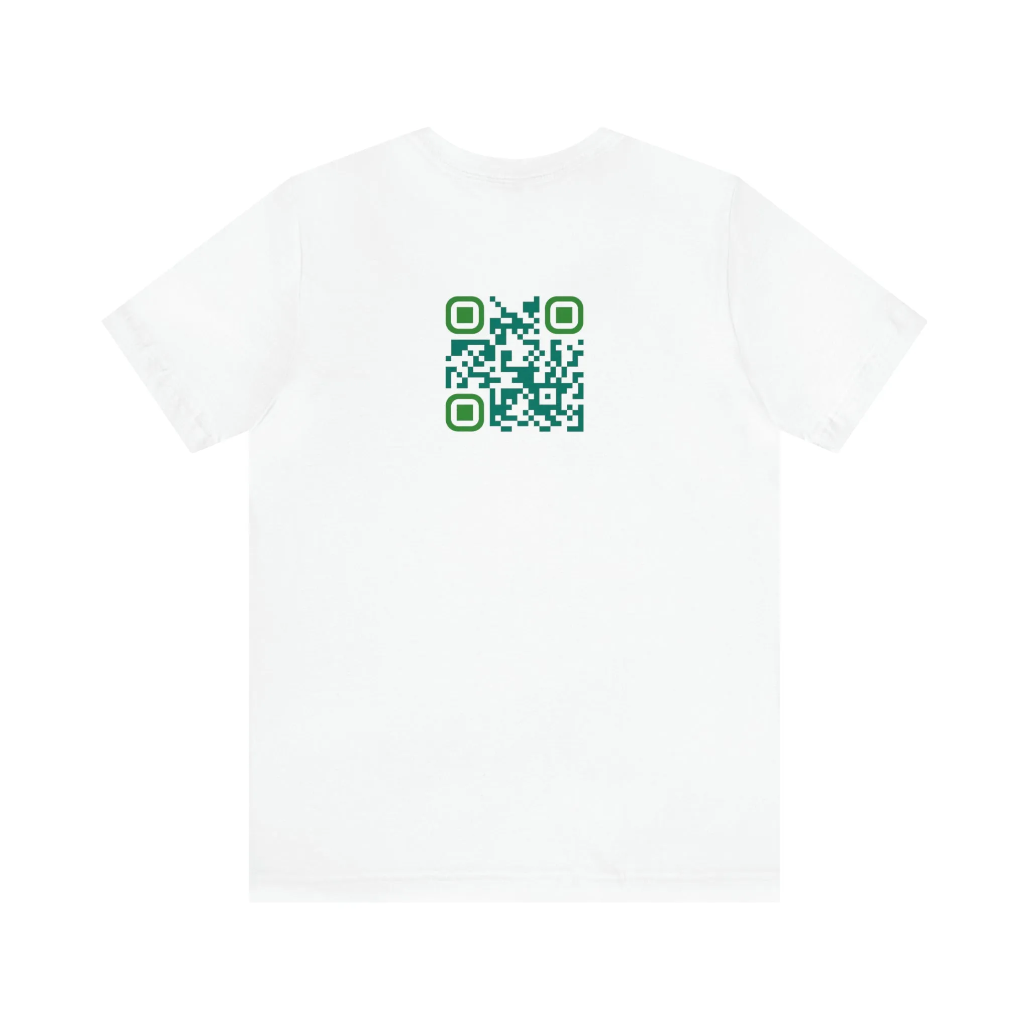 Compassion is Free Unisex Jersey Short Sleeve Tee, QR Code T-shirt, Hidden Message t-shirt, Positive T-shirt, Empowering T-shirt