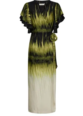 Copenhagen Muse Sabina Kjole - Black w. Daiquiri Green