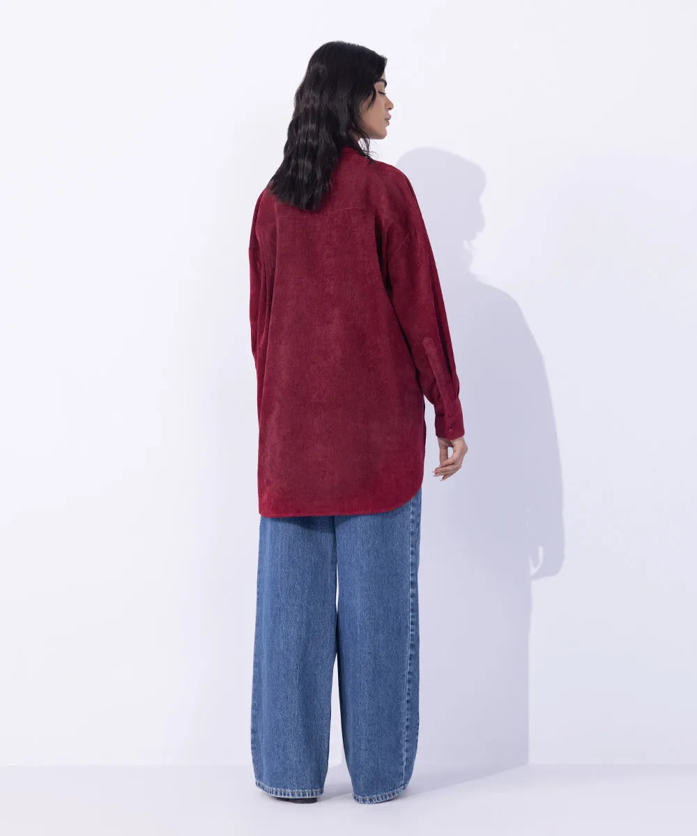 Corduroy Oversized Shirt