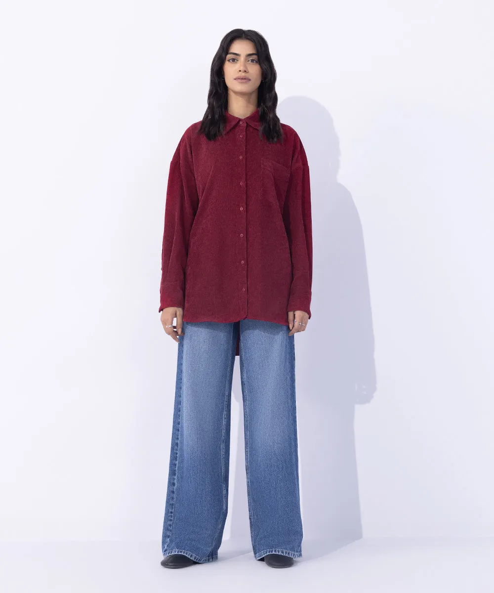 Corduroy Oversized Shirt