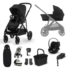 Cybex Gazelle S, Cloud G Travel System - Black / Moon Black