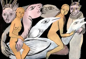 Daemons and Ladies with Giant Birds