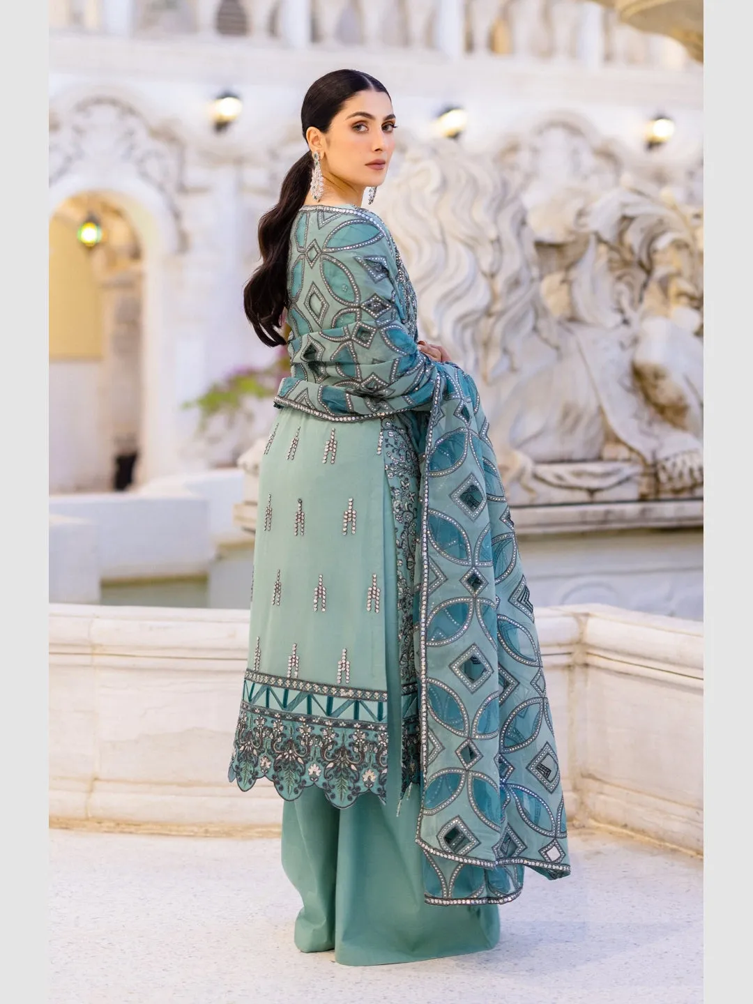 Designer Chiffon Embroidered