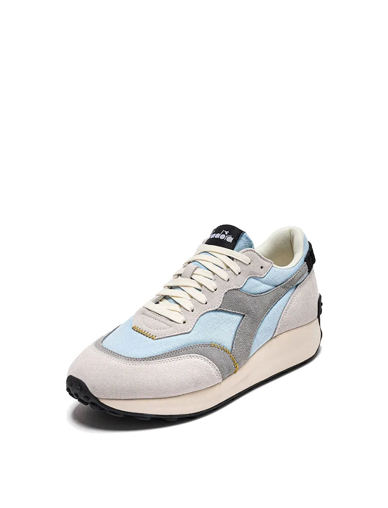 Diadora Womens Race Suede SW Trainer Dream Blue / Moon Gray