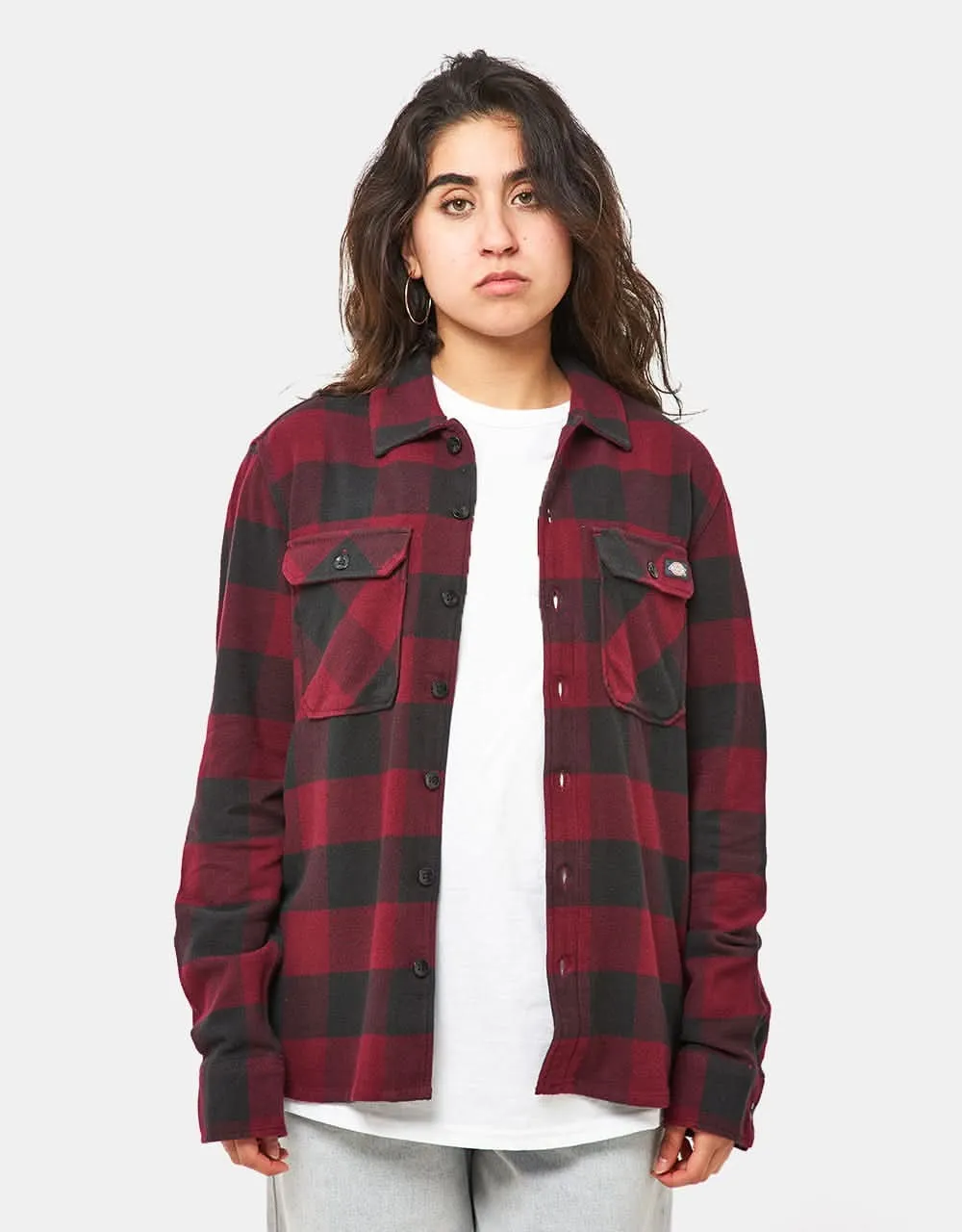 Dickies Sacramento L/S Shirt - Maroon