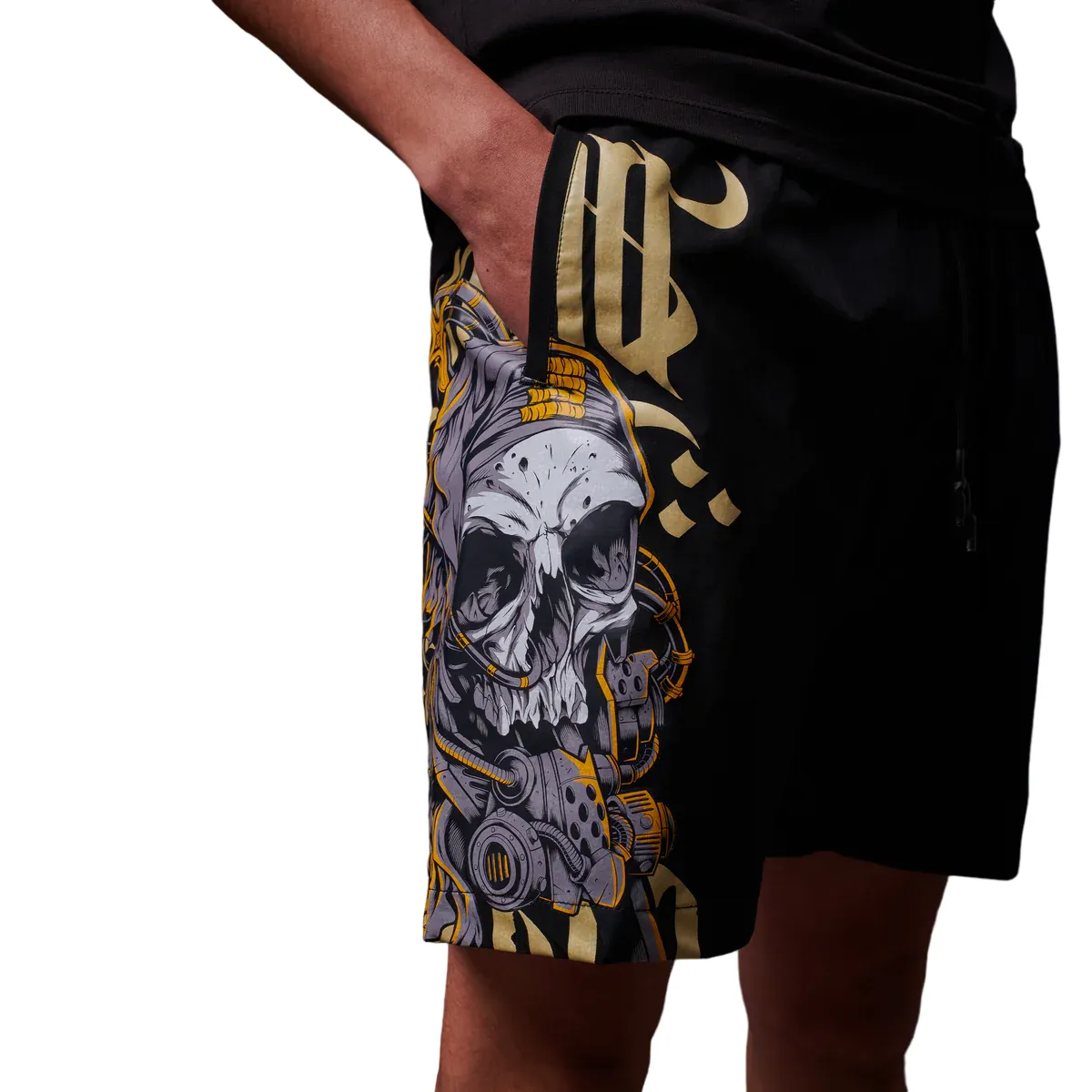 Dolly Noire Men's Desert Skull Boxer Costume WW619-WC-01 black