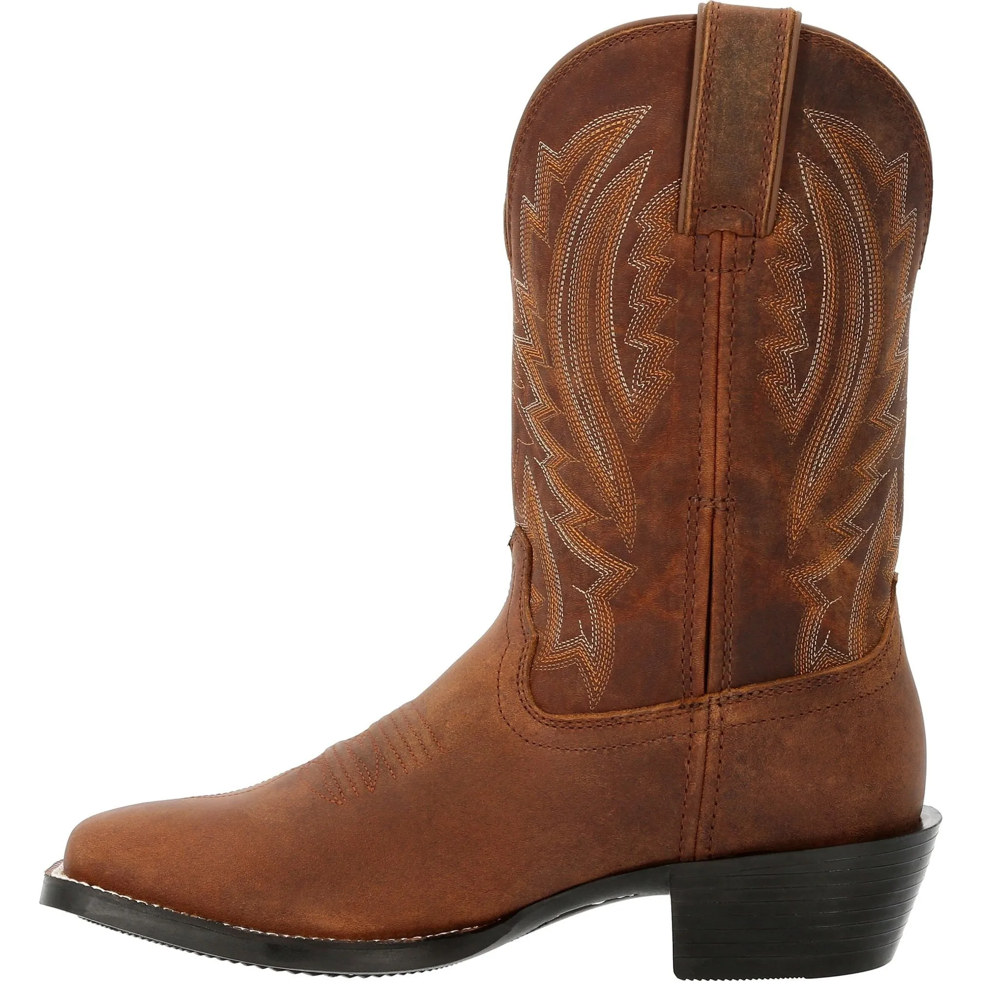 Durango Men's Westward 11" Square Toe Western Boot - Cognac - DDB0352