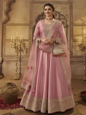 Embroidered Art Silk - Anarkali