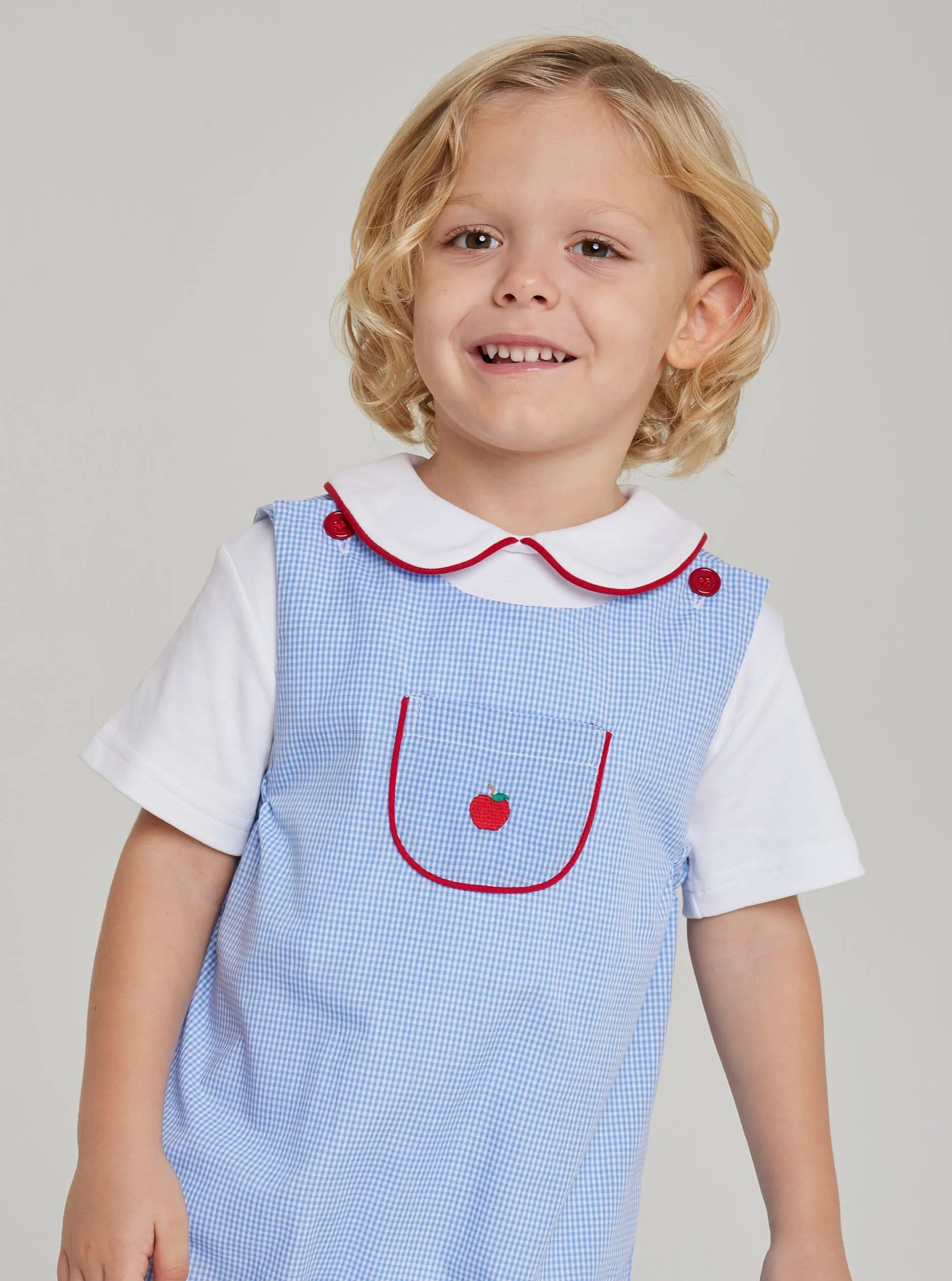 Embroidered Campbell Shortall - Apples