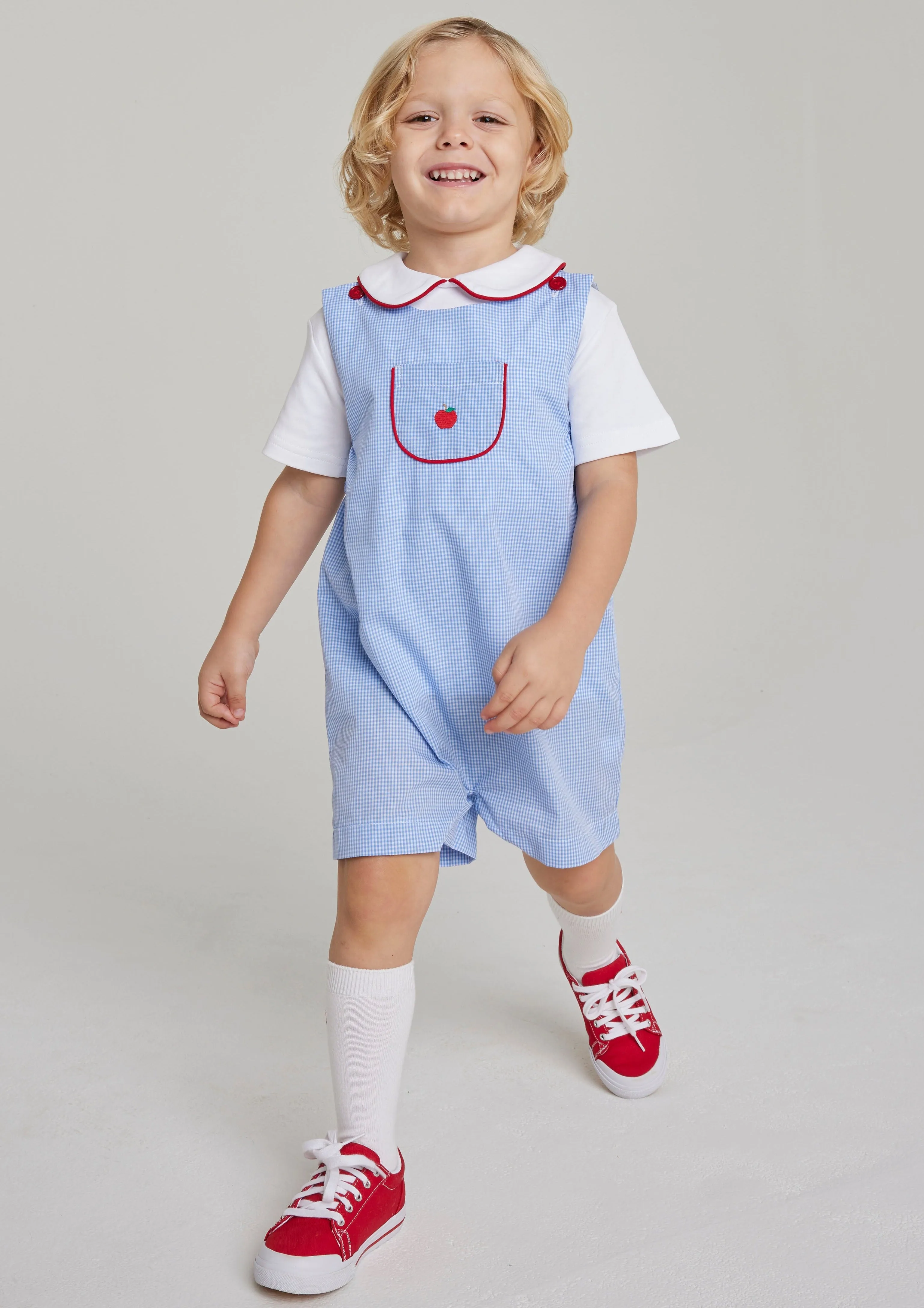 Embroidered Campbell Shortall - Apples