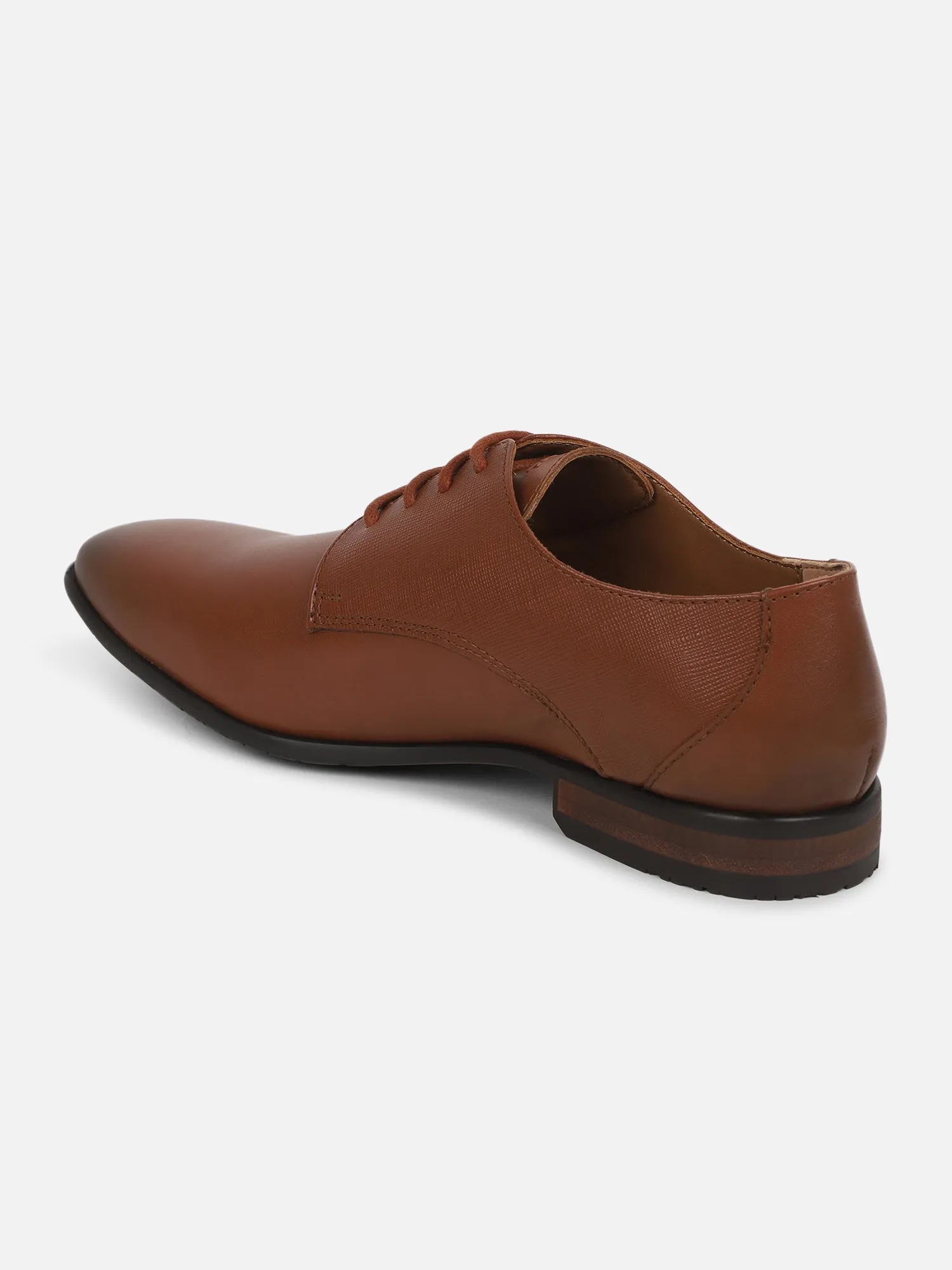 Ezok Men Formal Leather Shoes ( Tan )