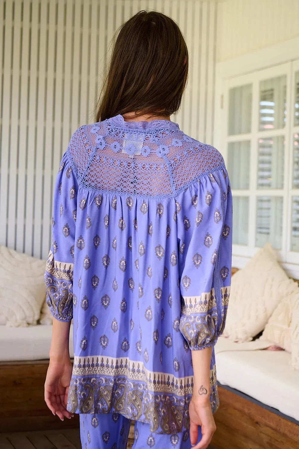 Florence Top Blouse - Jacaranda Collection